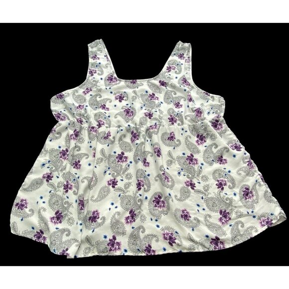 Torrid Tops - TORRID Woman Sleeveless Tank Top Size 5XL Multicolor Loose Relaxed‎ Floral